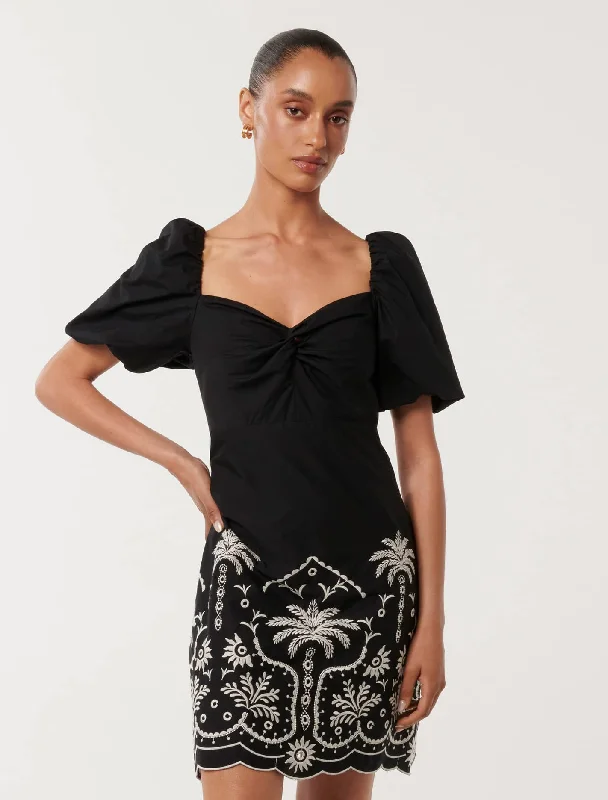 Mareesa Petite Twist Front Mini Dress Trendy Wraparound Mini Dress