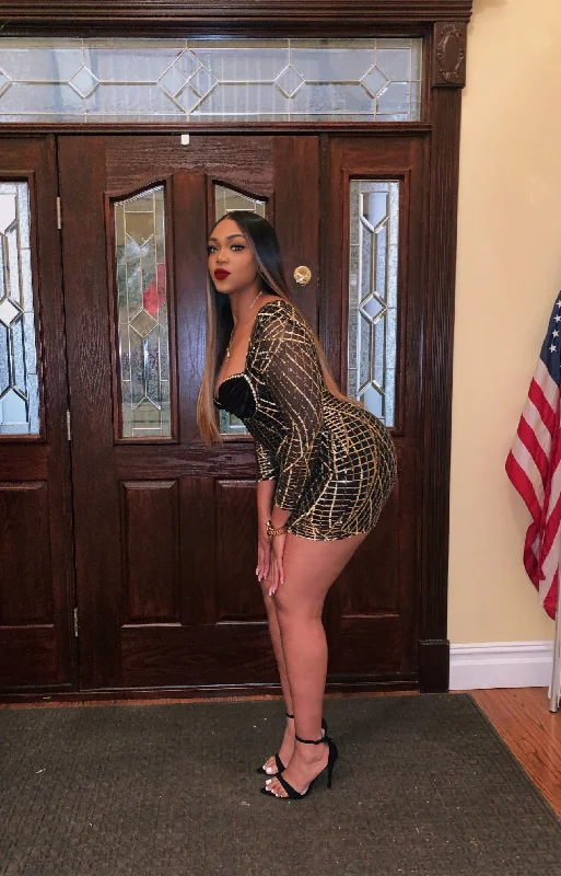 Put It On Two Players Mini Dress Modern Satin Mini Dress