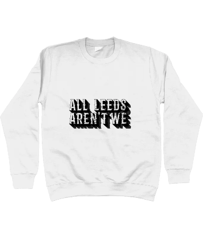 All Leeds Aren't We Jumper Women Elegant Classic Vintage