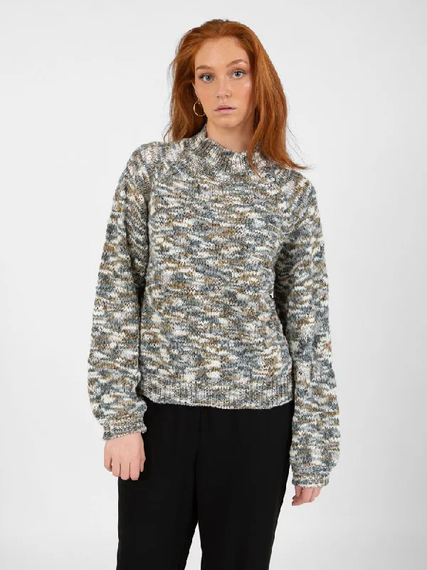 CC Heart Leia Jumper Khaki & Grey Lightweight Heavyweight Midweight