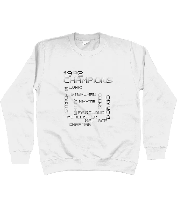 LUFC 1992 Champions Jumper Women Stylish Fashionable Trendy
