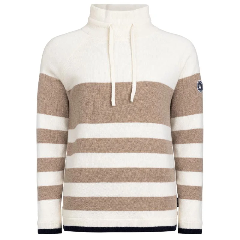 Holebrook Angelika Windproof Ladies Jumper - Off White Multi Colour Anti-Pilling Anti-Shrink Durable