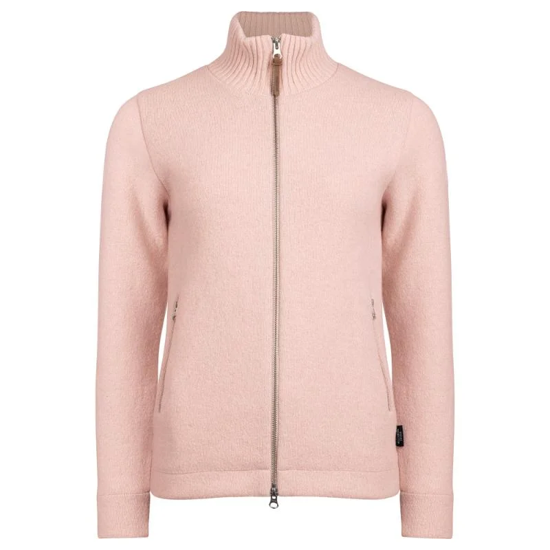 Holebrook Claire Windproof Ladies Full Zip Jumper - Flamingo Rayon Fabric Velvet Fabric Corduroy Fabric