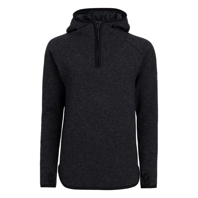 Holebrook Judit Hood Windproof Ladies Jumper - Anthracite Melange Stylish Fashionable Trendy