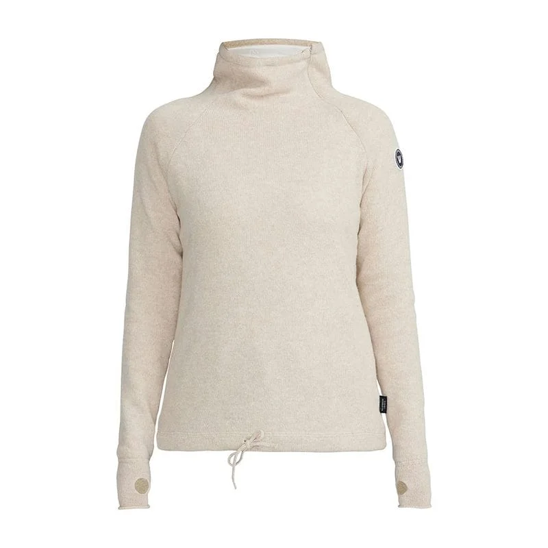 Holebrook Martina Windproof Ladies Jumper - Sand Welt Pockets Slit Pockets Flap Pockets