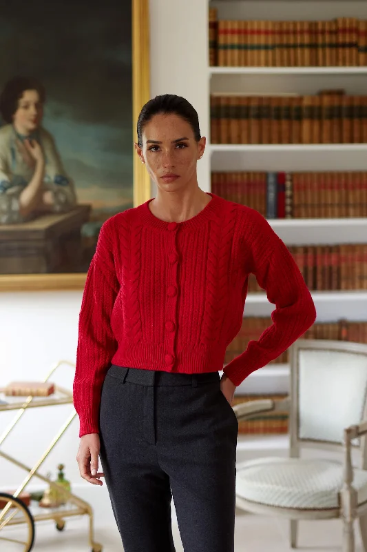 Nina Knit Jumper Graphic Sweater Embroidered Appliqued