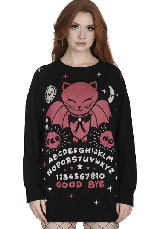Ouija Night [Black/Pink] | JUMPER Soft Cozy Warm