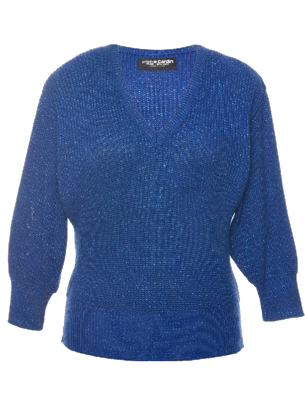 Pierre Cardin Jumper - M Collared Crew Neck Turtle Neck