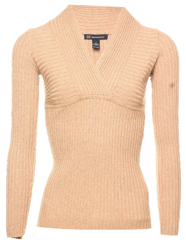 Ribbed Jumper - M Jersey Fabric Tulle Fabric Batik Fabric