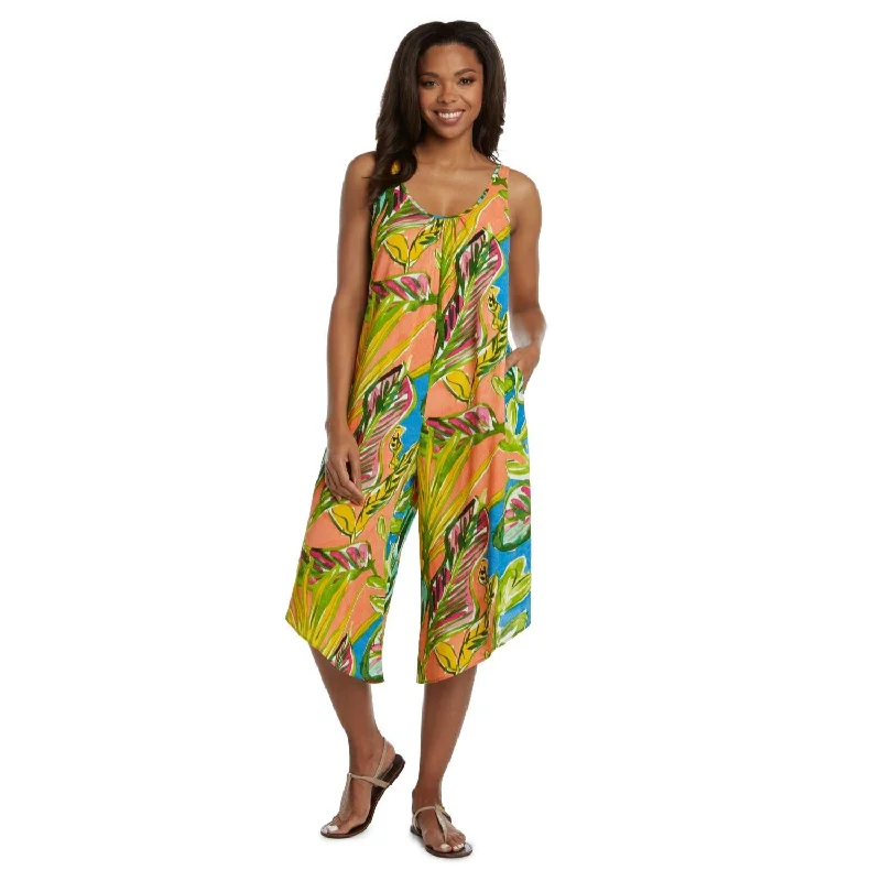 The Jumper - Fern Ridge Solid Color Striped Floral Print
