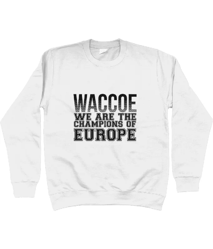 WACCOE Jumper Women Ribbed Striped Patterned