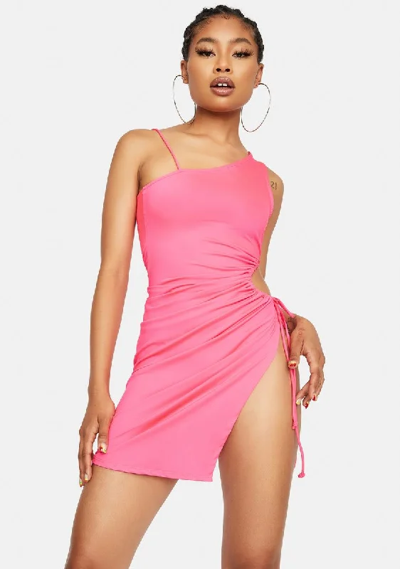 Catching Rays Cutout Mini Dress Comfortable Bodycon Mini Dress