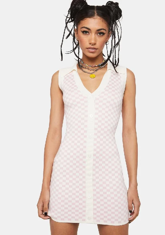 Still As Sweet Mini Dress Casual Button-Up Mini Dress