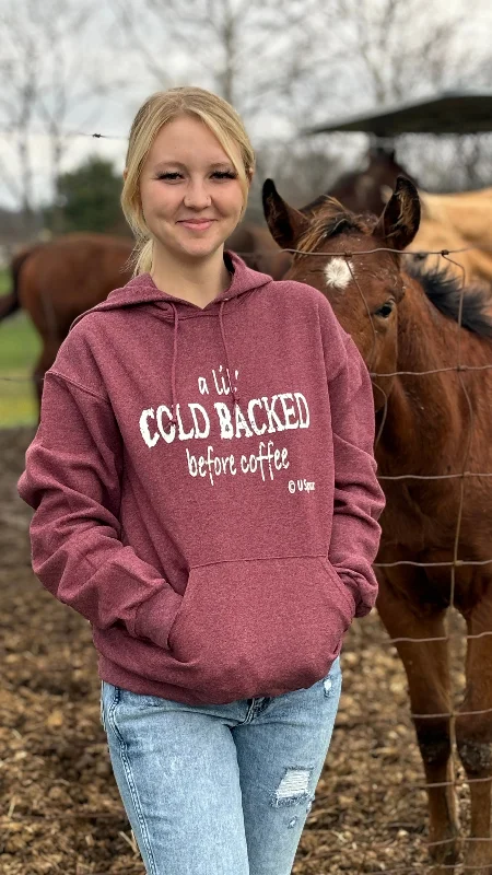 A Lil' Cold Backed Hoodie Hoodie with Oversized Fit Loose Comfortable