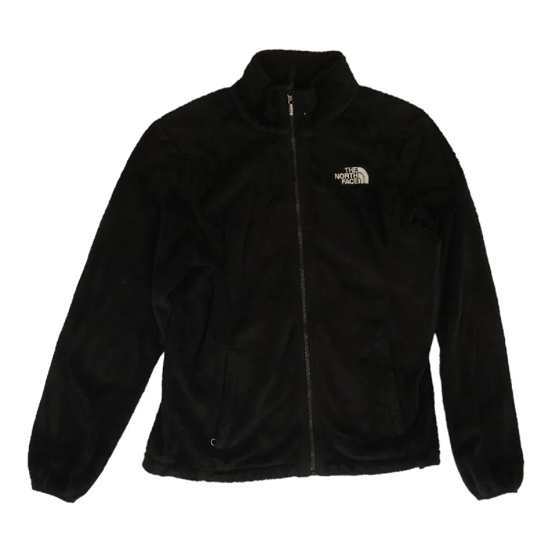 Black Solid Active Jacket Fitted Jacket Loose Jacket Oversized Jacket