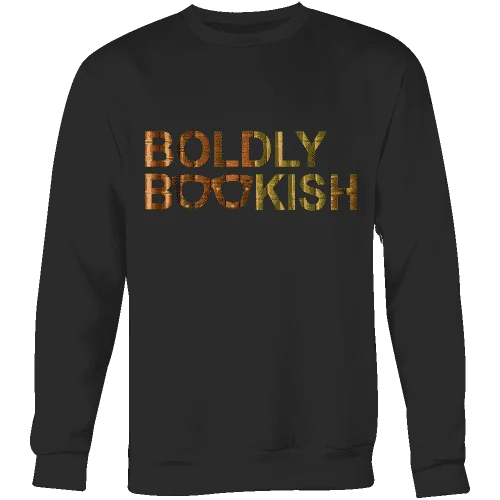 Boldly bookish Sweatshirt Hoodie with Neon Bright Vibrant