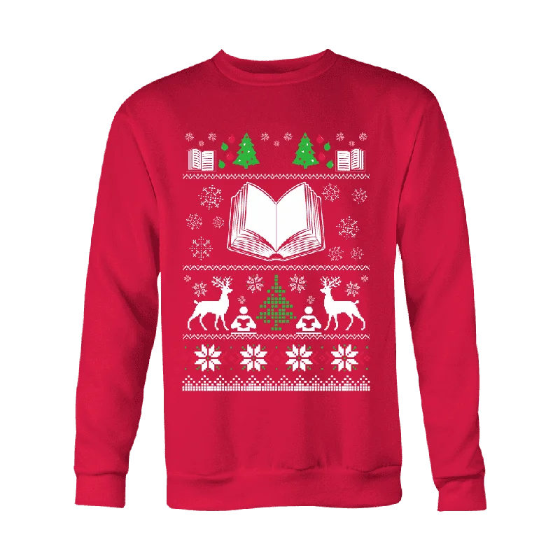 Christmas Ugly  Sweatshirt Hoodie with Embroidery Detailed Premium
