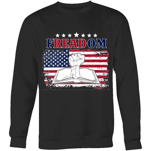 Freadom Sweatshirt Hoodie with Embroidery Detailed Premium