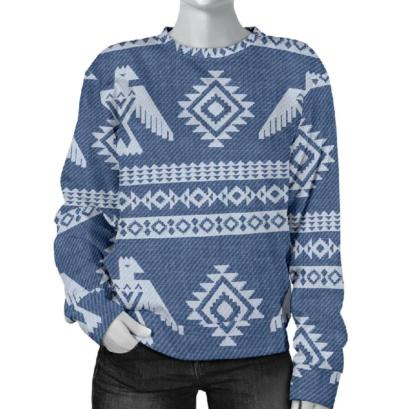 Native American Eagle Pattern Print Women's Sweatshirt Hooded Sweatshirt Casual Wear Street Style Native American Eagle Pattern Print Women's Sweatshirt Hooded Sweatshirt Casual Wear Street Style