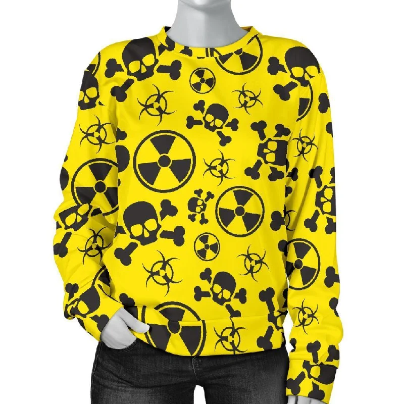 Radiation Print Pattern Women's Sweatshirt Hoodie with Ribbed Cuffs Snug Fit Comfort Radiation Print Pattern Women's Sweatshirt Hoodie with Ribbed Cuffs Snug Fit Comfort
