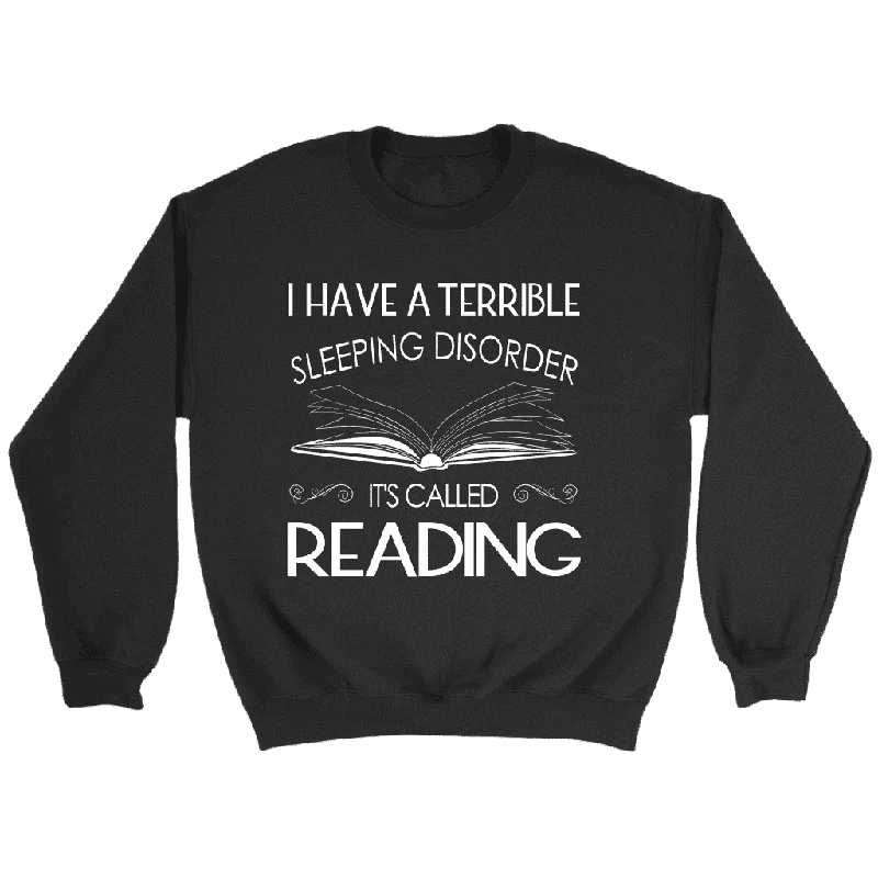 "Sleeping disorder" Sweatshirt Hoodie with Drop Shoulder Relaxed Streetwear