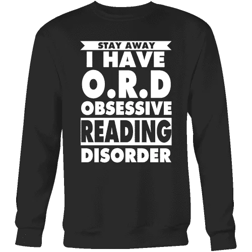 Stay Away I Have O.R.D Sweatshirt Hoodie with Sequins Glamorous Eye-catching