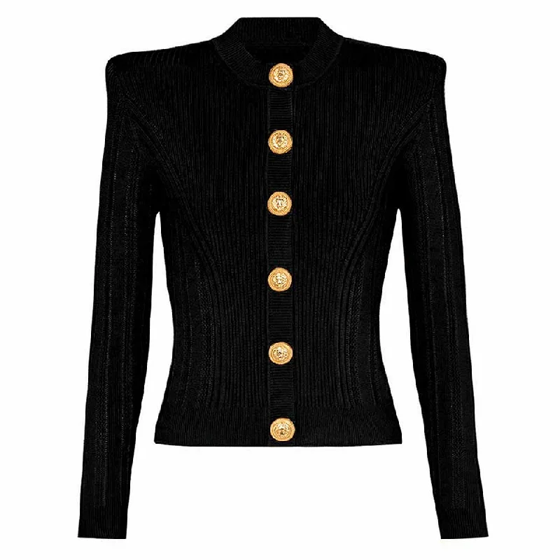 Women's Soft Knitted Jacket Crop Top Cardigan Sweater Fleece Jacket Down Jacket Feather Jacket