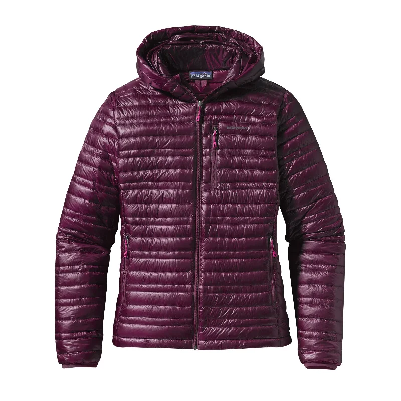 W's Ultralight Down Hoody Hoodie with Ribbed Cuffs Snug Fit Comfort