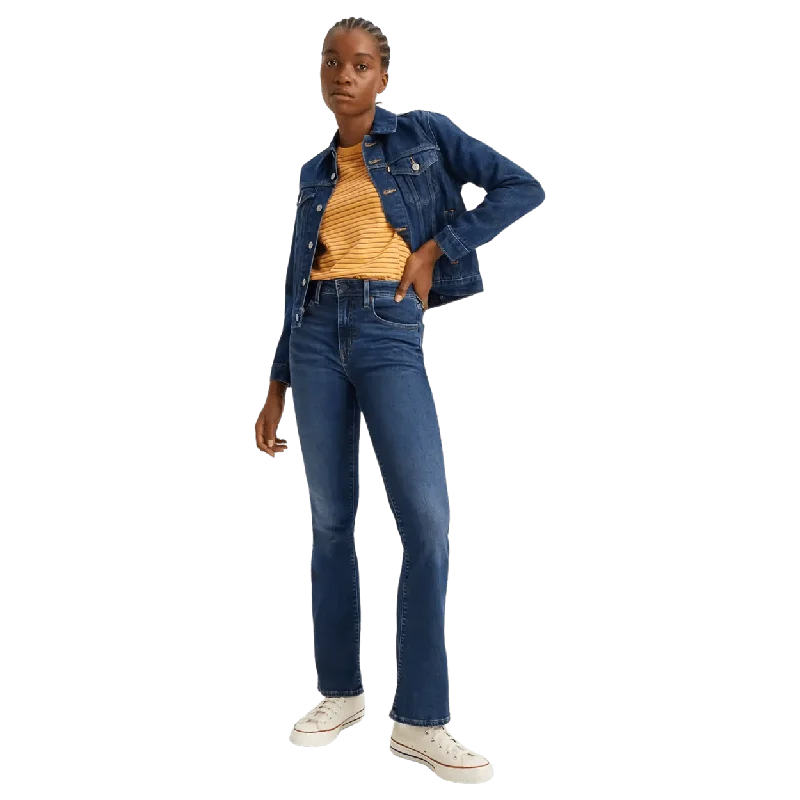 Levi's 725 High Rise Bootcut Jeans for Women Elegant Dark-Wash Bootcut Jeans