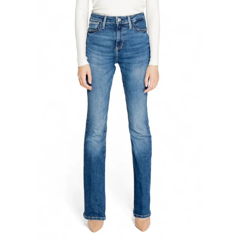 Blue Cotton Jeans & Pant Stylish Tapered Fit Jeans