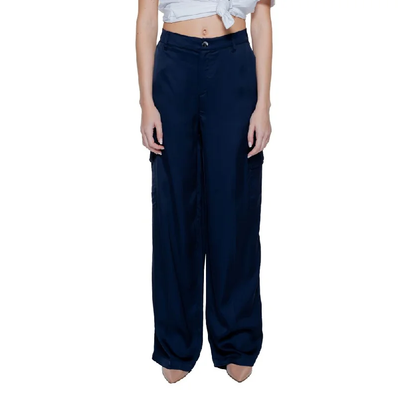 Blue Viscose Jeans & Pant Trendy Bootcut High-Waisted Jeans