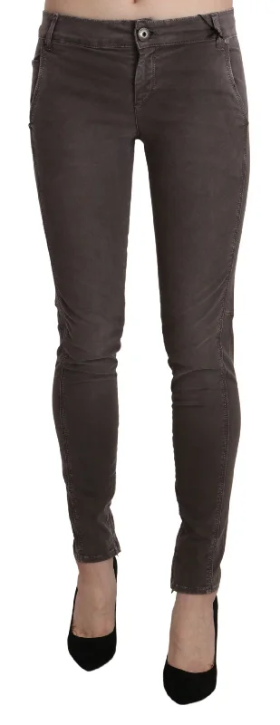 Ermanno Scervino  Low Waist Skinny Slim Trouser Cotton Women's Jeans Stylish Relaxed Fit Skinny Jeans