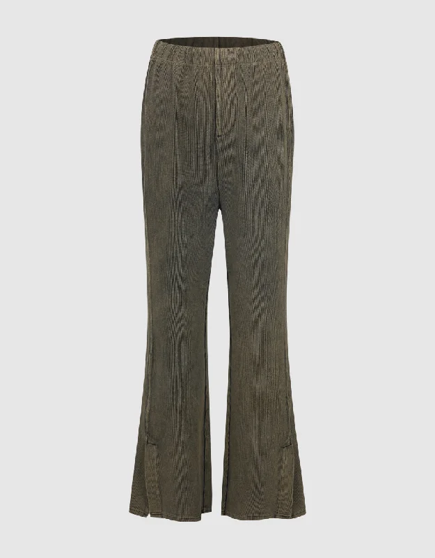 Flare Jeans Comfortable Zip-Up Skinny Jeans