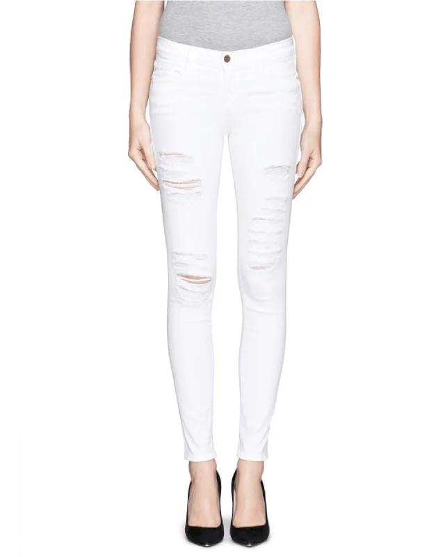 Frame Le Skinny De Jeanne Crop Jean Trendy Wide-Legged High-Waist Jeans