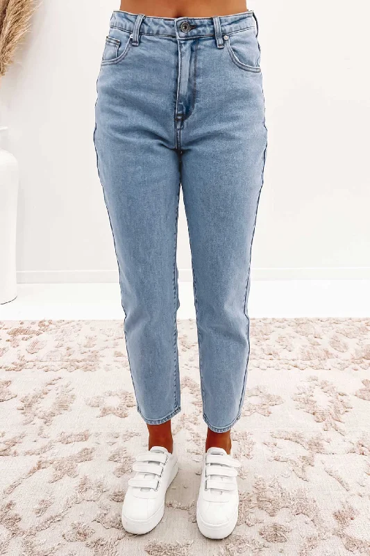 Monica Mom Jean Heritage Blue Trendy Plus Size Jeans