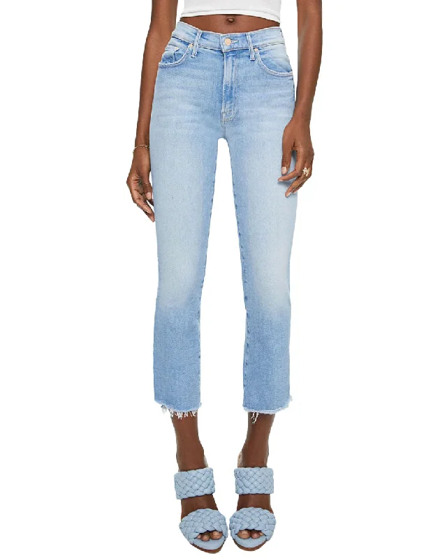 The Insider Crop Step Fray Jean in Limited Edition Stylish Paperbag Waist Denim