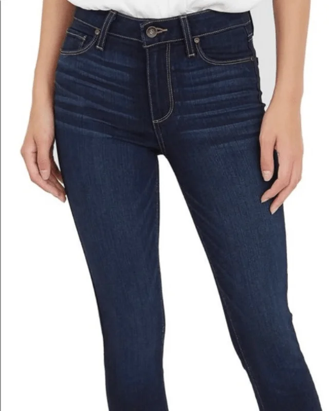 PAIGE Hoxton High Waisted Ankle Skinny Jeans Comfortable Flare Leg Jeans
