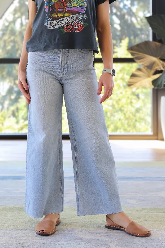 PISTOLA Lana Crop Wide Leg Jean Cozy Tencel Blend Denim Jeans