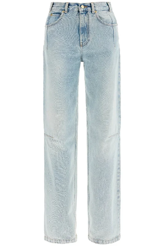 DARKPARK straight leg lu jeans Trendy Wide-Legged High-Waist Jeans