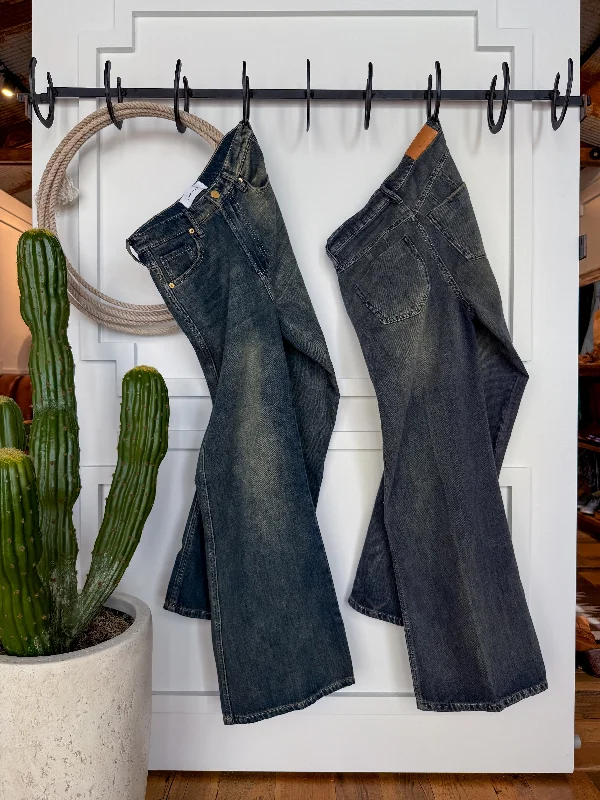 The McKinney High Rise Wide Leg Jean Comfortable Flare Leg Jeans
