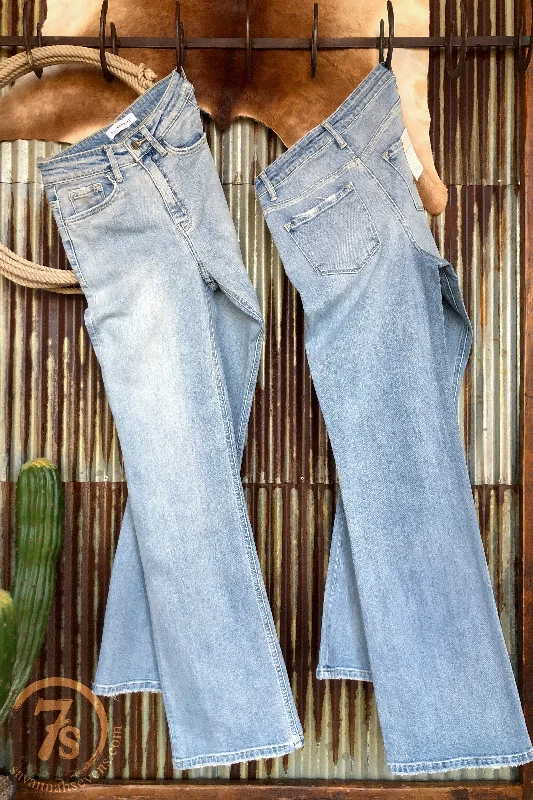 The Pocatello High Rise Wide Leg Jean Comfortable Stretch Denim Jeans