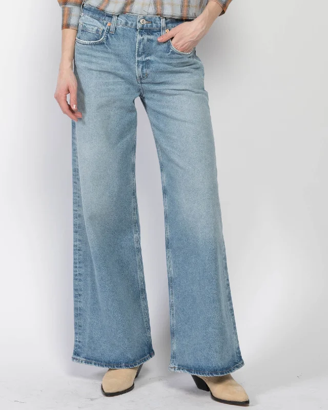 Loli Baggy Jeans Comfortable Faded High-Rise Jeans
