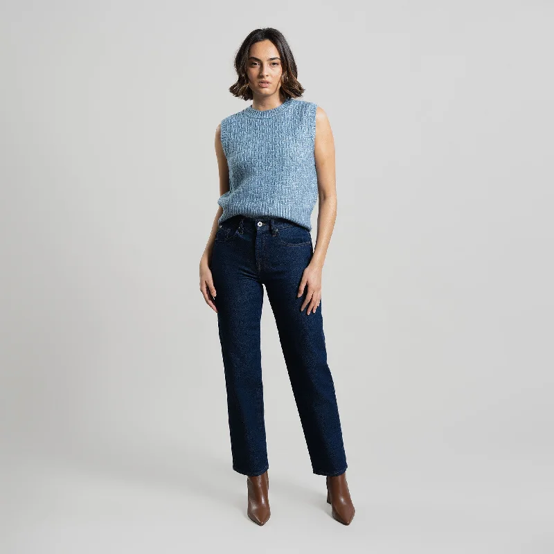 True Straight Jeans Casual Straight-Leg Jeans