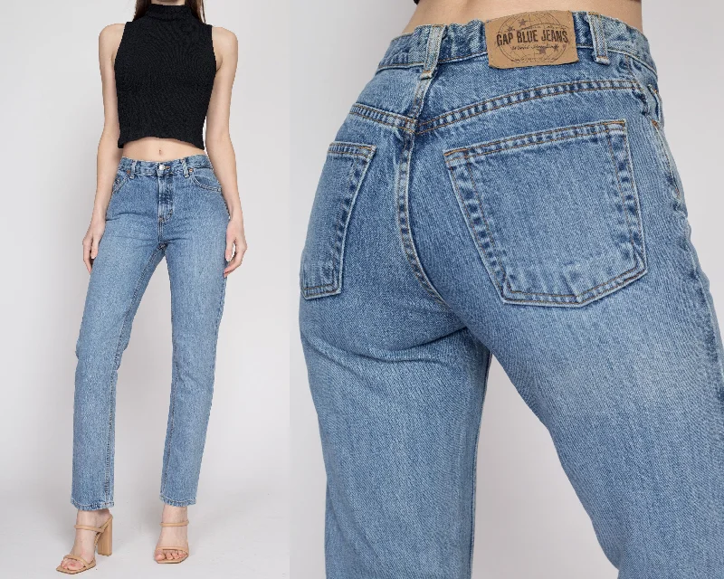 XS 90s Gap Mid Rise Light Wash Jeans Casual Light Wash Jeans