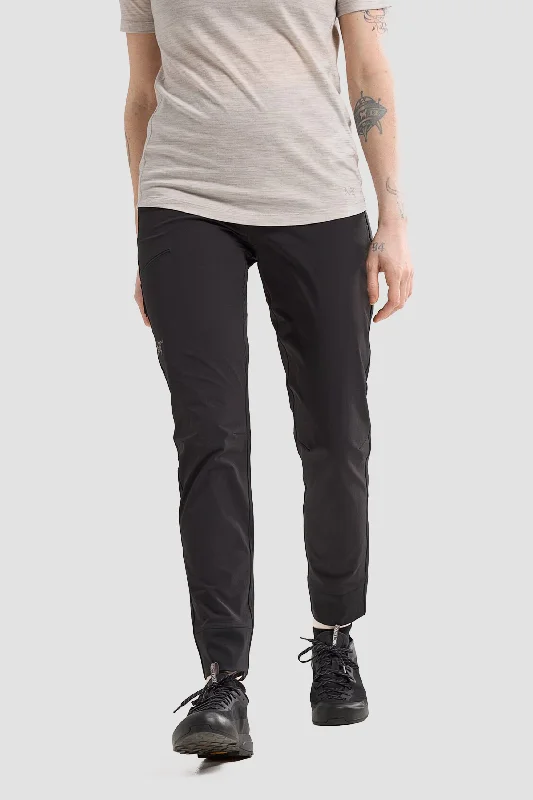 Arc'teryx Women's Gamma Hybrid Pant in Black Relaxed Linen Pants