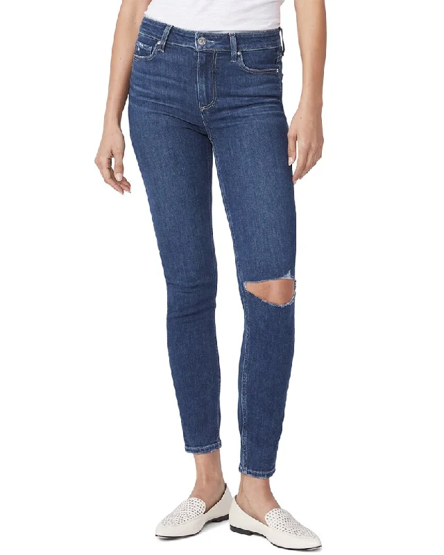Paige Hoxton Ankle Skinny Pant Fashionable Button-Up Pants