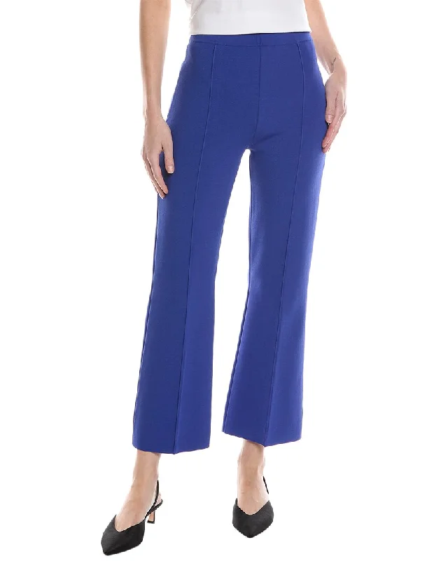 Theory Flare Pant Comfortable Wide-Leg Pants