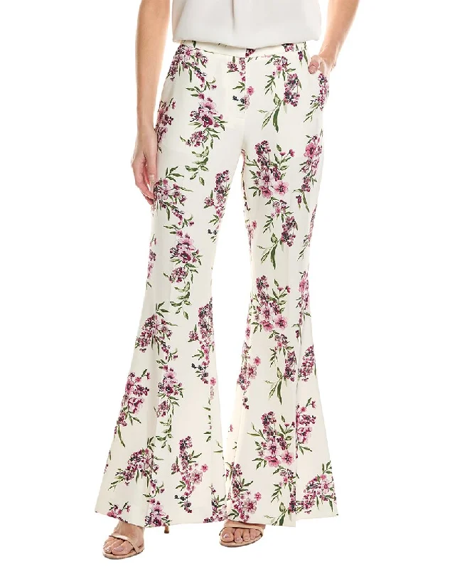 Bcbgmaxazria Woven Flare Pant Cozy Fitted Pants