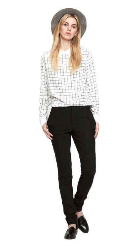 BLK DNM Women's Black Pant 31 #WPP2202 US 8 $395 NWT Trendy Palazzo Pants