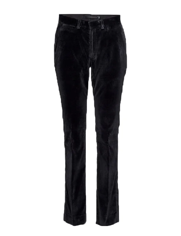 BLK DNM Women's Slate Velvet Pant 28 #BFMT02 $395 NWT Sleek Black Pants